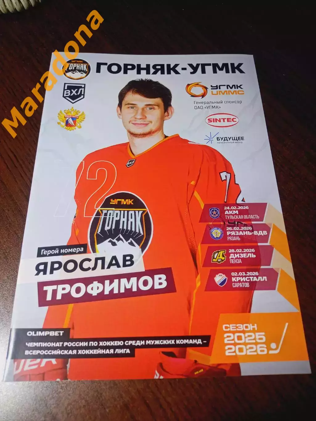 Горняк-УГМК - АКМ Тула + Рязань-ВДВ + Дизель Пенза + Кристалл Саратов 2025/2026