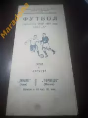 Динамо Киев - Торпедо Москва 1954