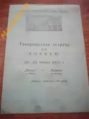 Молот Пермь - Спартак Москва 1972 Товарищеский матч