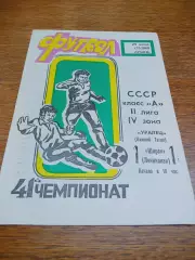 _ Уралец Нижний Тагил - Ширак Ленинакан Армения 1978