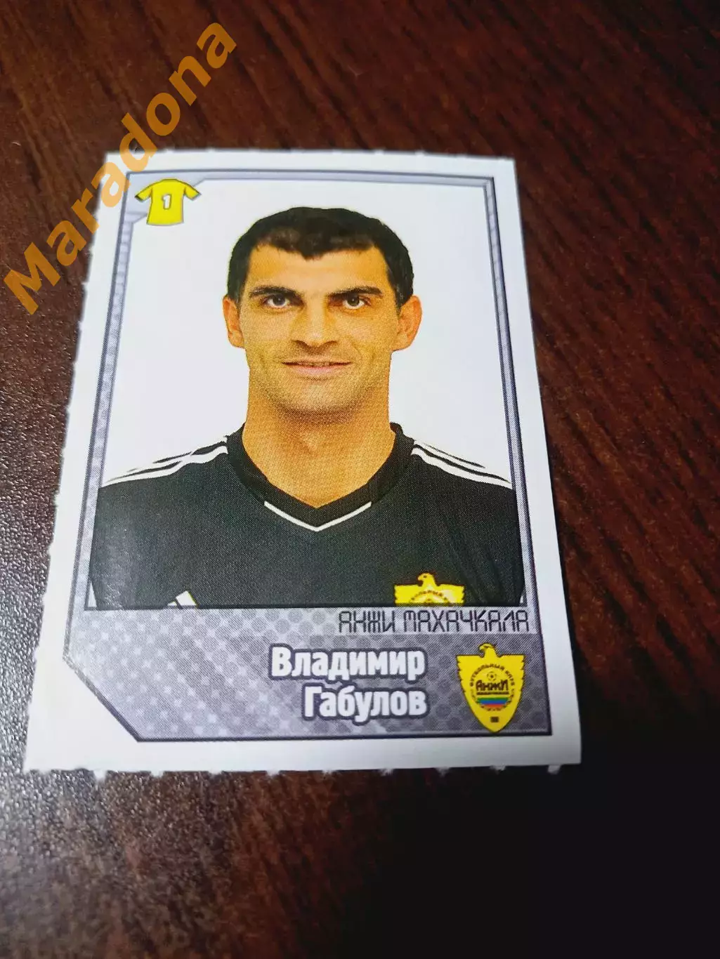 _ Наклейка Владимир Габулов Анжи Махачкала / Panini РПЛ 2013 №83
