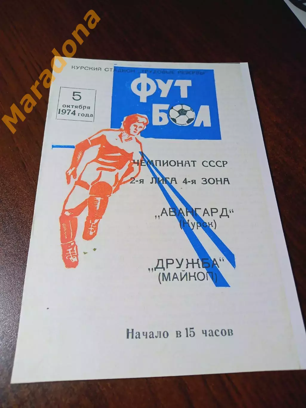 _ Авангард Курск - Дружба Майкоп 1974