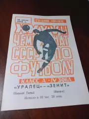 _ Уралец Нижний Тагил - Зенит Ижевск 1975