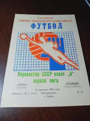 _ Звезда Пермь - Уралмаш Свердловск 1972