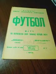 _ Звезда Пермь - Металлург Запорожье 1973