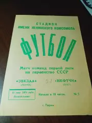 _ Звезда Пермь - Нефтчи Баку 1974