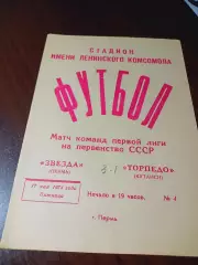 _ Звезда Пермь - Торпедо Кутаиси 1974
