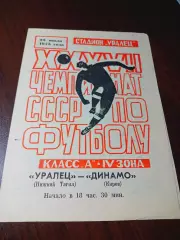 _ Уралец Нижний Тагил - Динамо Киров 1975
