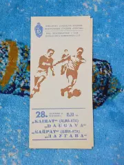 _ Даугава Рига - Кайрат Алма-Ата 1976