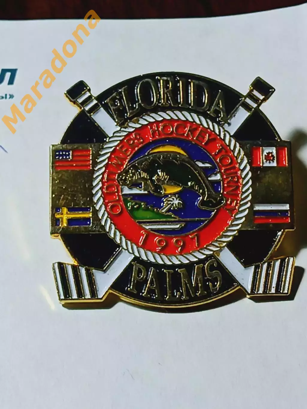 _ ветераны турнир Florida Oldtimers Hockey Tourney 1991 Канада Россия США Швеция 1