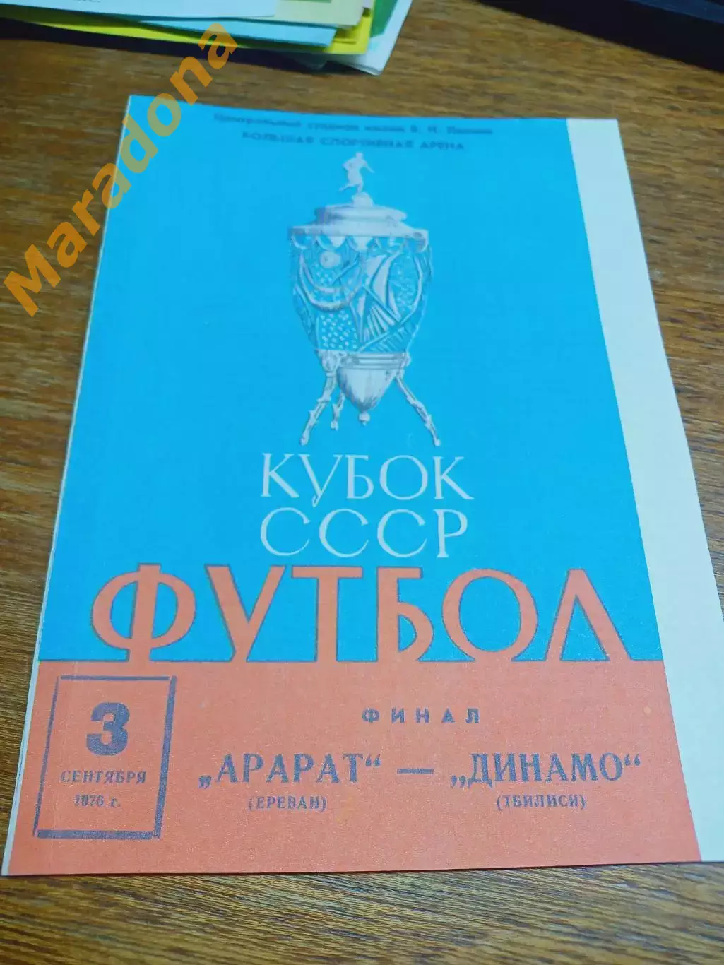 _ Арарат Ереван - Динамо Тбилиси 1976 Кубок Финал