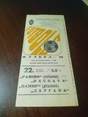 _ Даугава Рига - Памир Душанбе 1982