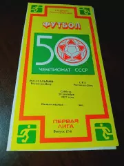 _ Ростсельмаш Ростов-на-Дону - СКА Ростове-на-Дону 1987