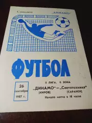 _ Динамо Киров - Светотехника Саранск 1987