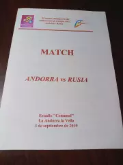 _ Андорра - Россия 2010