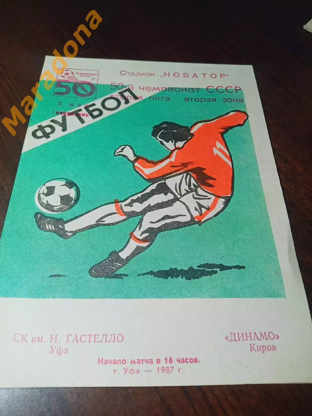 _ Гастелло Уфа - Динамо Киров 1987