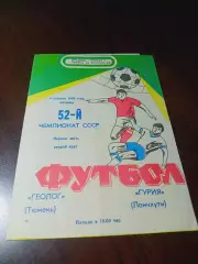 _ Геолог Тюмень - Гурия Ланчхути 1989
