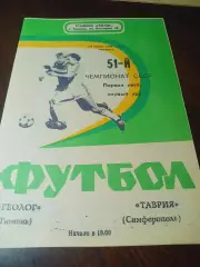 _ Геолог Тюмень - Таврия Симферополь 1989