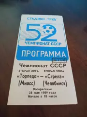 _ Торпедо Миасс - Стрела Челябинск 1989