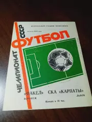 _ Факел Воронеж - СКА Карпаты Львов 1989