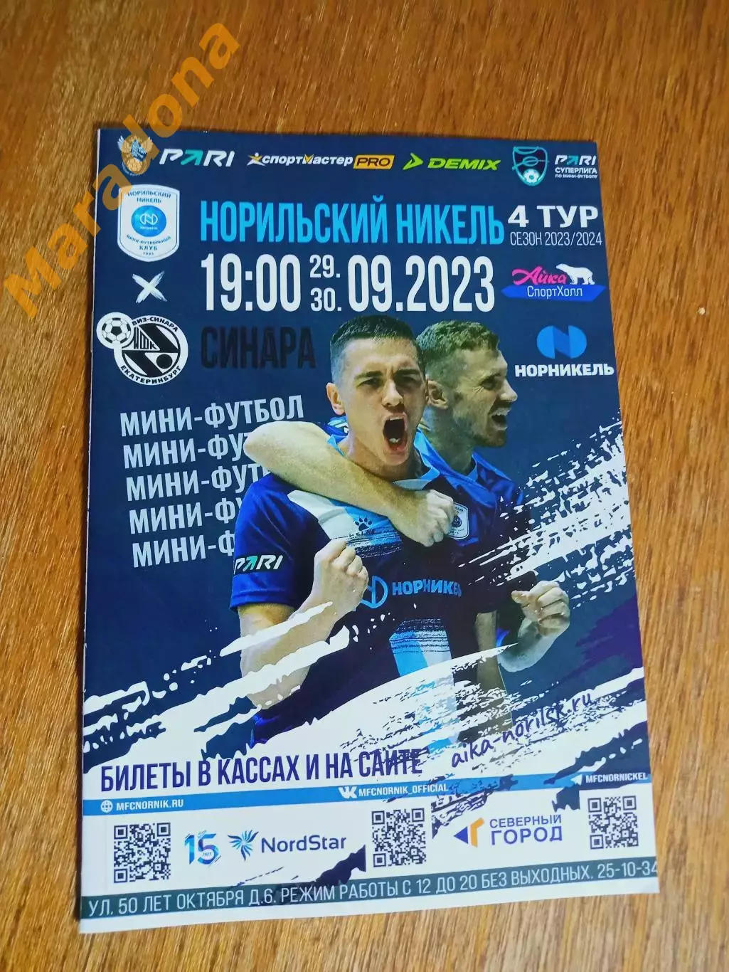 Норильский никель - ВИЗ Синара Екатеринбург 2023/2024