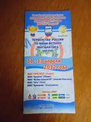ВЛ 16 тур Глазов 2011/2012 Пермь Нижний Новгород Ухта Сыктывкар