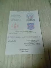 _ СКА Свердловск Екатеринбург Сибсельмаш Новосибирск 2005/2006