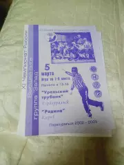 Уральский трубник Первоуральск - Родина Киров 2002/2003 Плей-офф