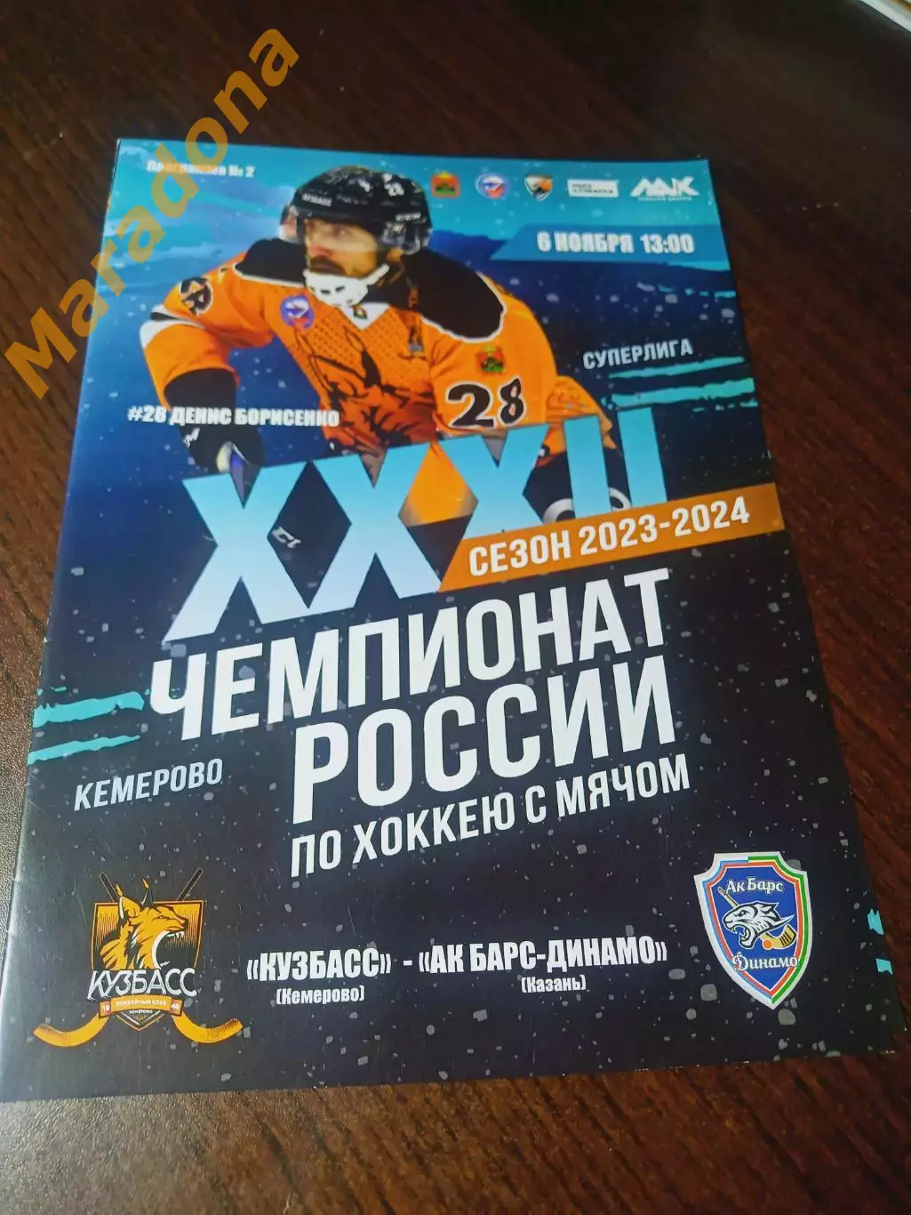 _ Кузбасс Кемерово - АК Барс Динамо Казань 2023/2024