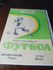 _ Динамо-Газовик Тюмень - ЦСКА Москва 1992