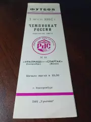 _ Уралмаш Екатеринбург - Спартак Москва 1994