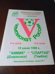 _ Химик Дзержинск - Спартак Тамбов 1996
