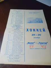 _ Молот Пермь - Трактор Челябинск 1968/1969