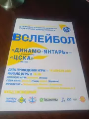 _ Динамо-Янтарь Калининград - ЦСКА Москва 2007