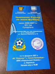 _ Политех Санкт-Петербург - Норильский никель Норильск 2006/2007