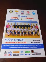 _ Аврора Санкт-Петербург - Тюмень 2013/2014 женщины