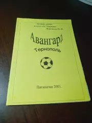 _ Н.Финистов Лучшие клубы класса Б Украины Авангард Тернополь 2001 Пятихатки