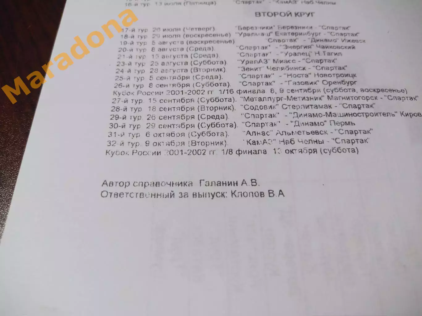 _ Уральский футбол 2001 Курган 3