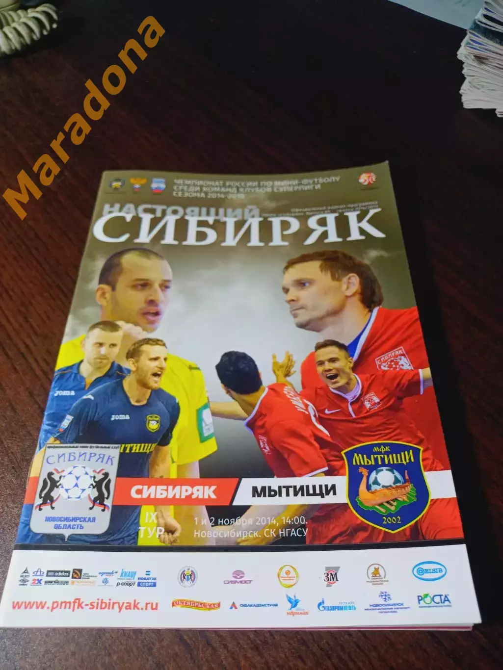 _ Сибиряк Новосибирск - Мытищи 2014/2015