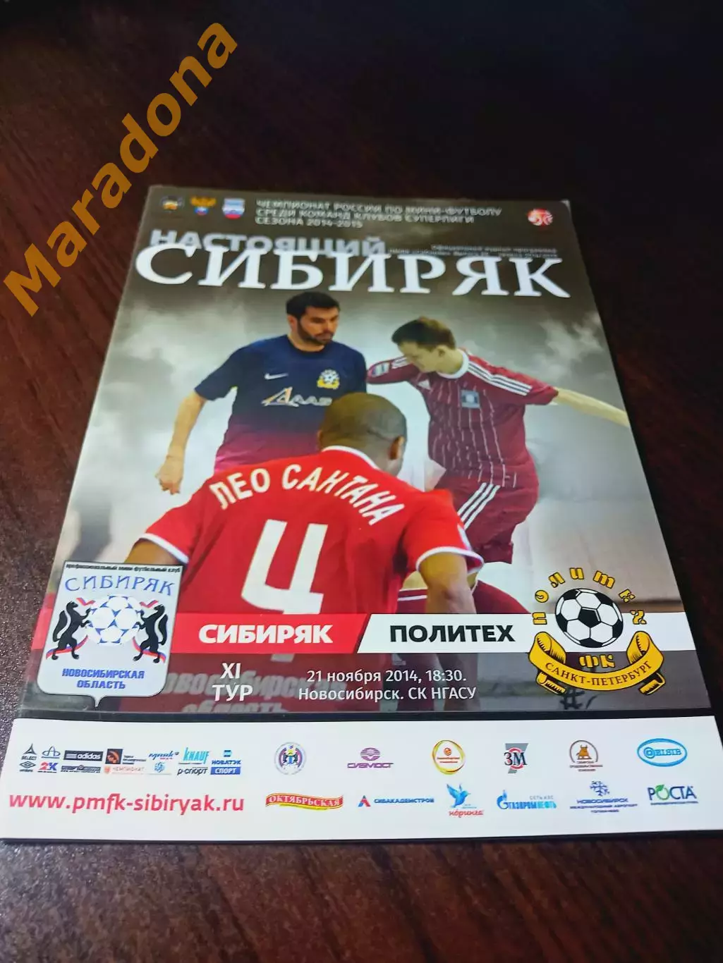 _ Сибиряк Новосибирск - Политех Санкт-Петербург 2014/2015