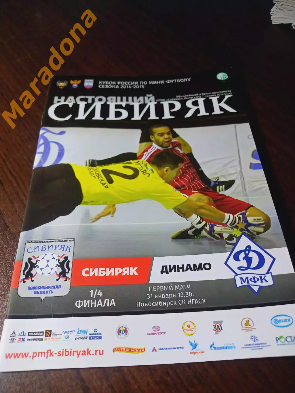 _ Сибиряк Новосибирск - Динамо Москва 2014/2015 Кубок