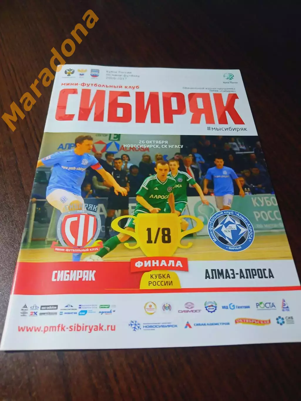 _ Сибиряк Новосибирск - Алмаз АЛРОСА Мирный 2016/2017 Кубок
