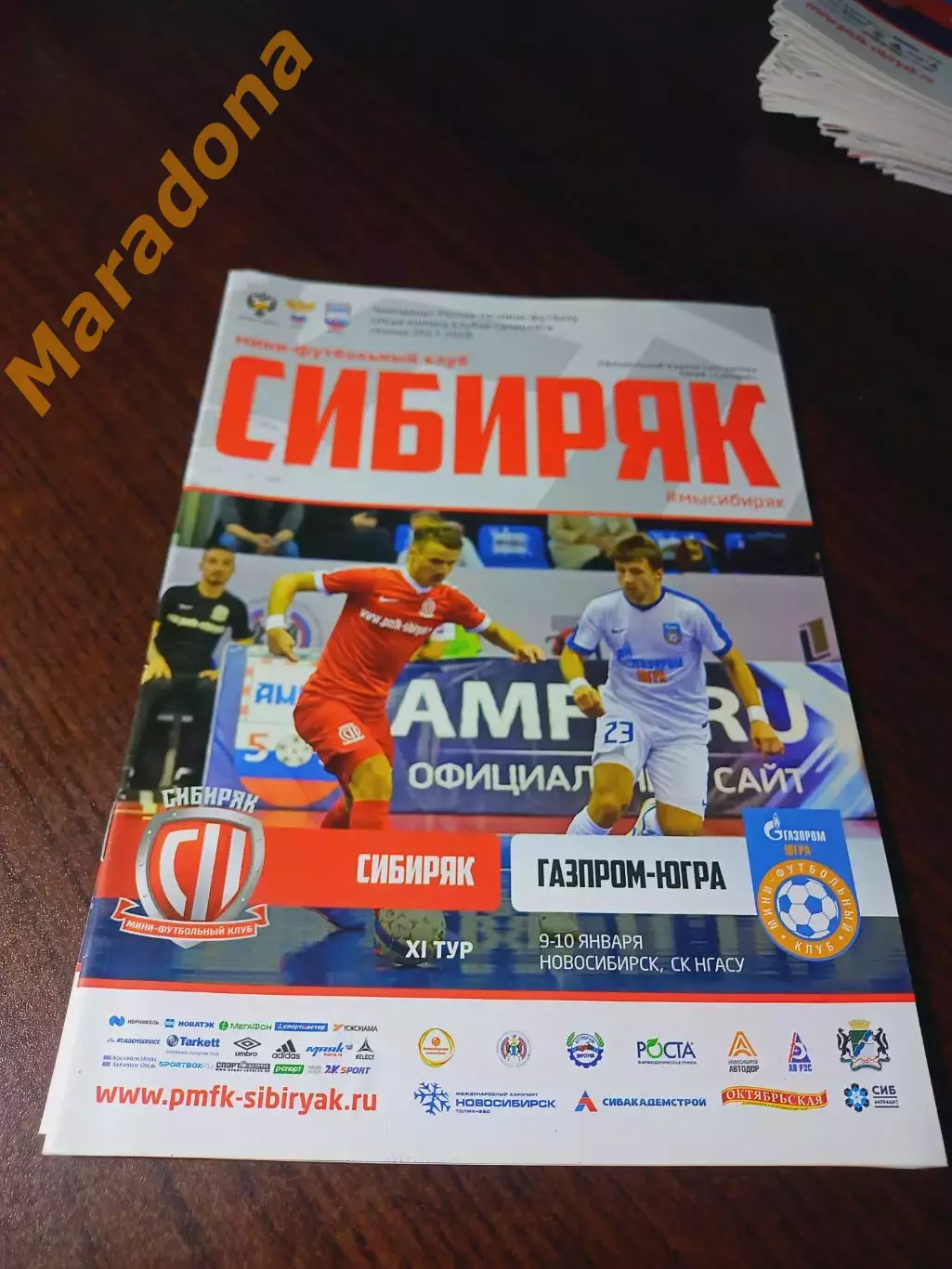 _ Сибиряк Новосибирск - Газпром Югра Югорск 2017/2018