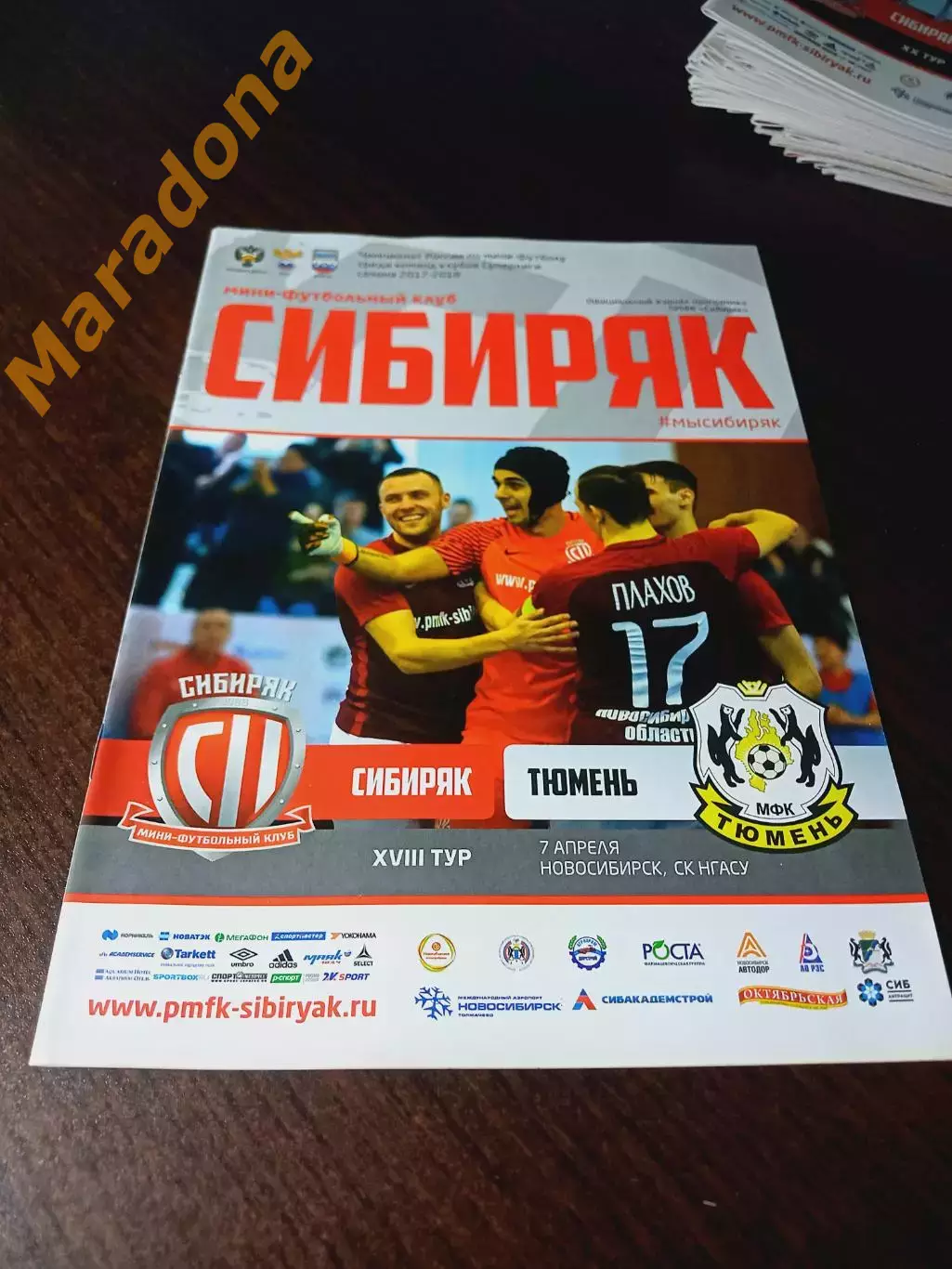 _ Сибиряк Новосибирск - Тюмень 2017/2018