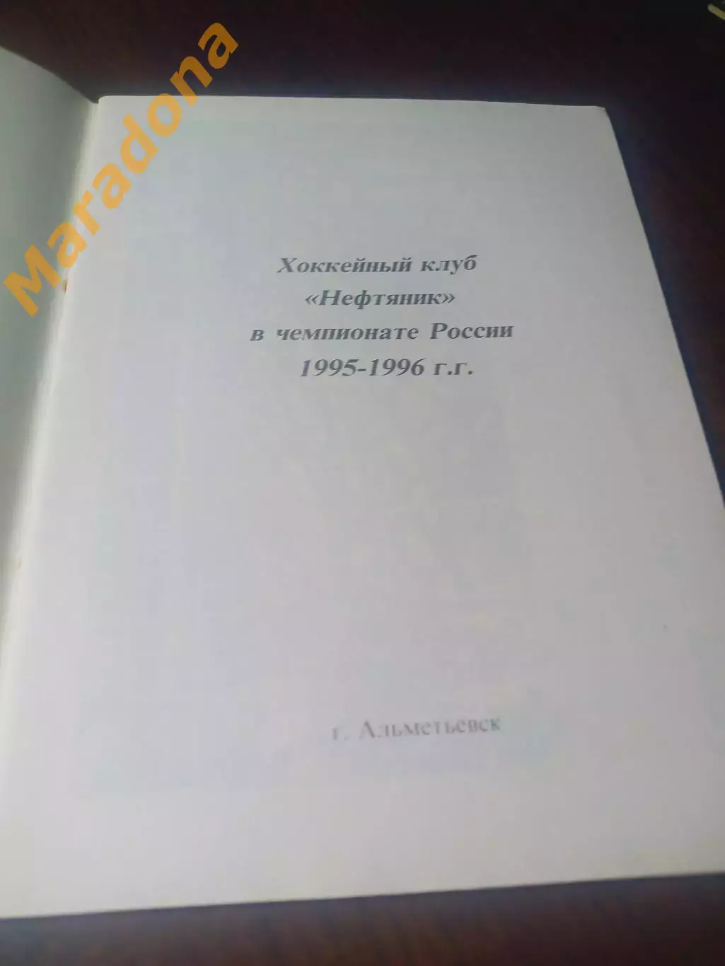 _ хоккей Альметьевск 1995/1996 1