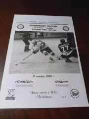 _ Мечел Челябинск - Рубин Тюмень 2000/2001