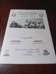 _ Мечел Челябинск - Сибирь Новосибирск 2000/2001