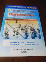 _ Амур Хабаровск - Химик Воскресенск 2003/2004