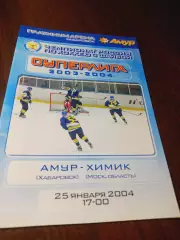 _ Амур Хабаровск - Химик Воскресенск 2003/2004