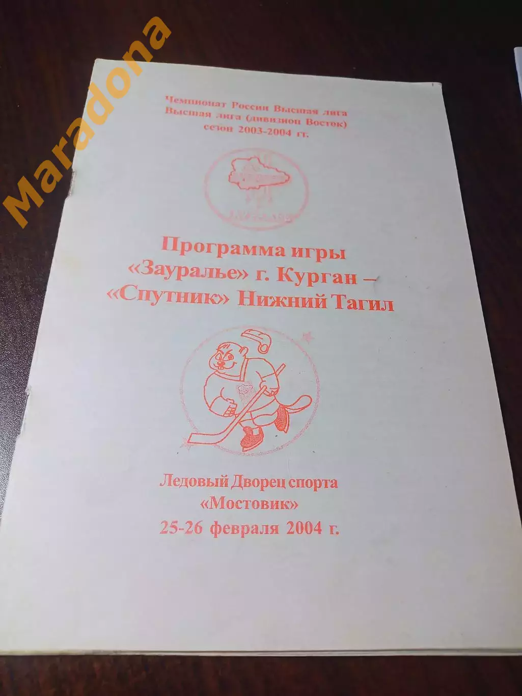 _ Зауралье Курган - Спутник Нижний Тагил 2003/2004